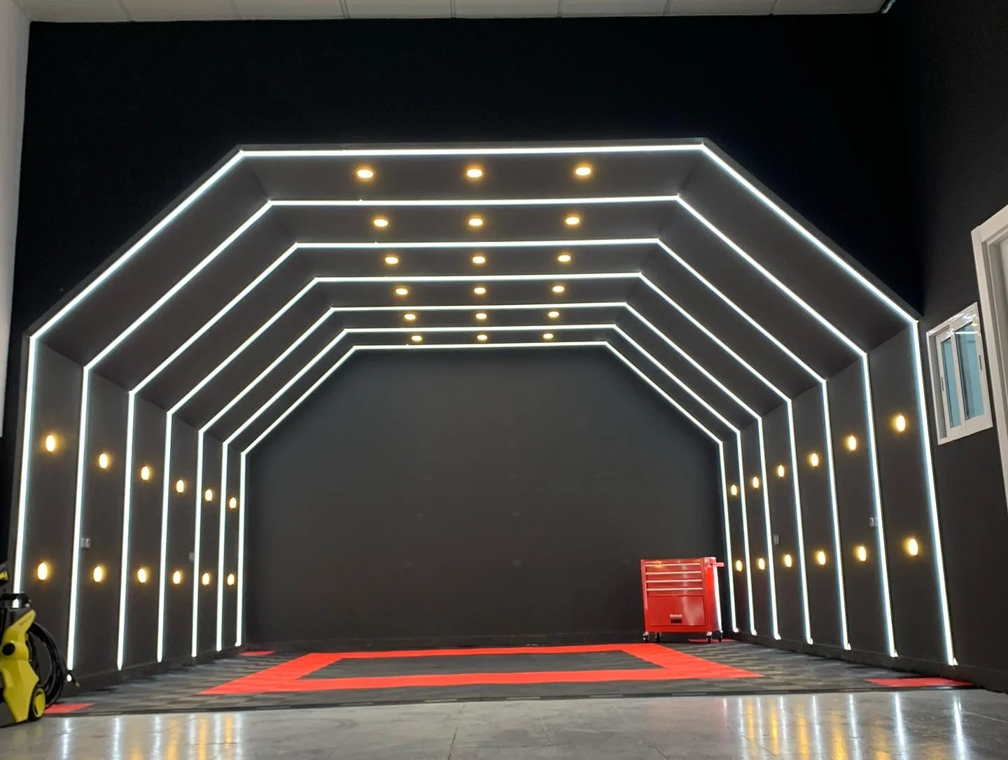 Instalaciones Diamond Details túnel LED de inspección profesional